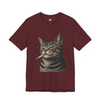 burnt out cat - 'everything is fine' tee