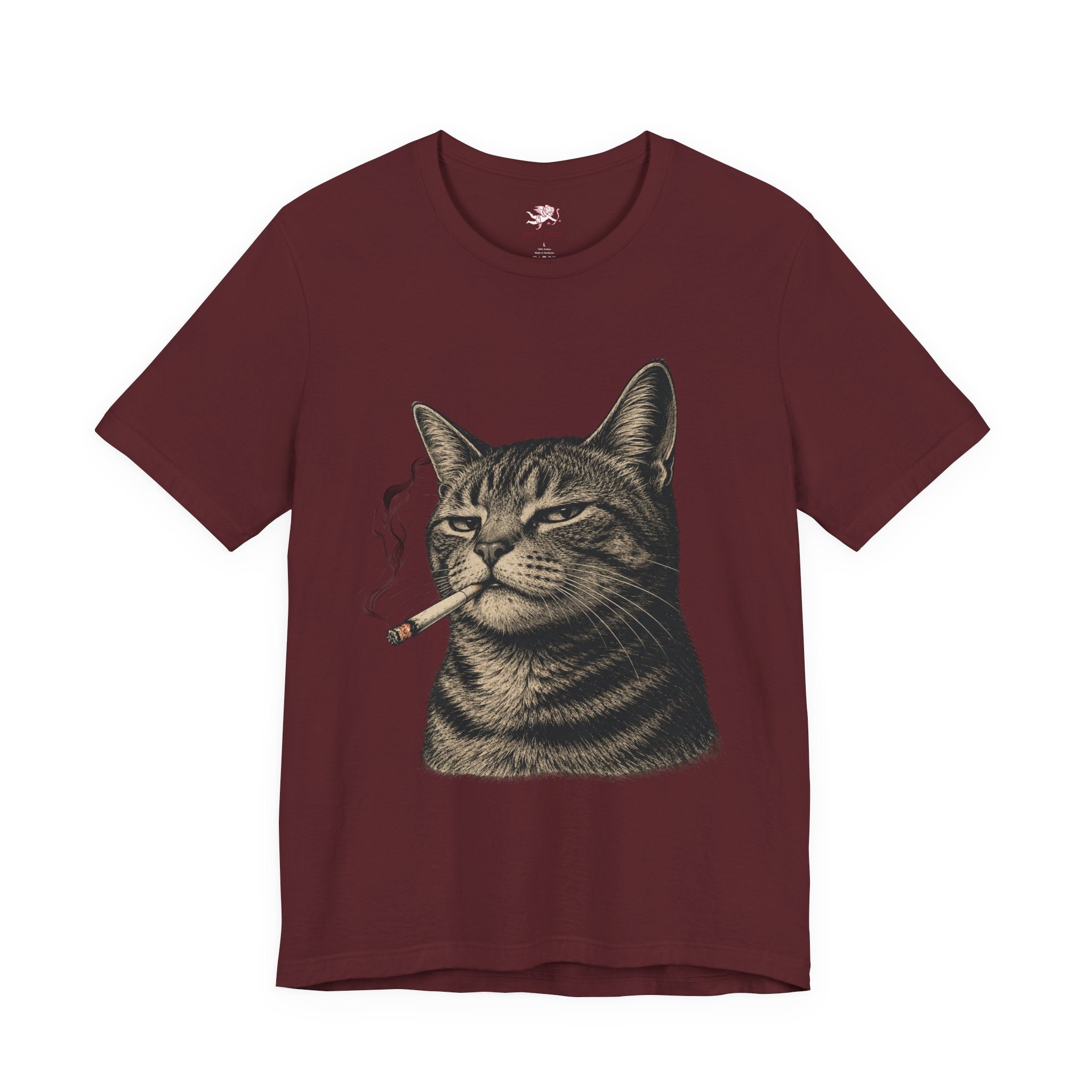 burnt out cat - 'everything is fine' tee