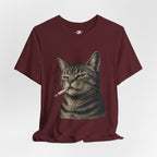 burnt out cat - 'everything is fine' tee