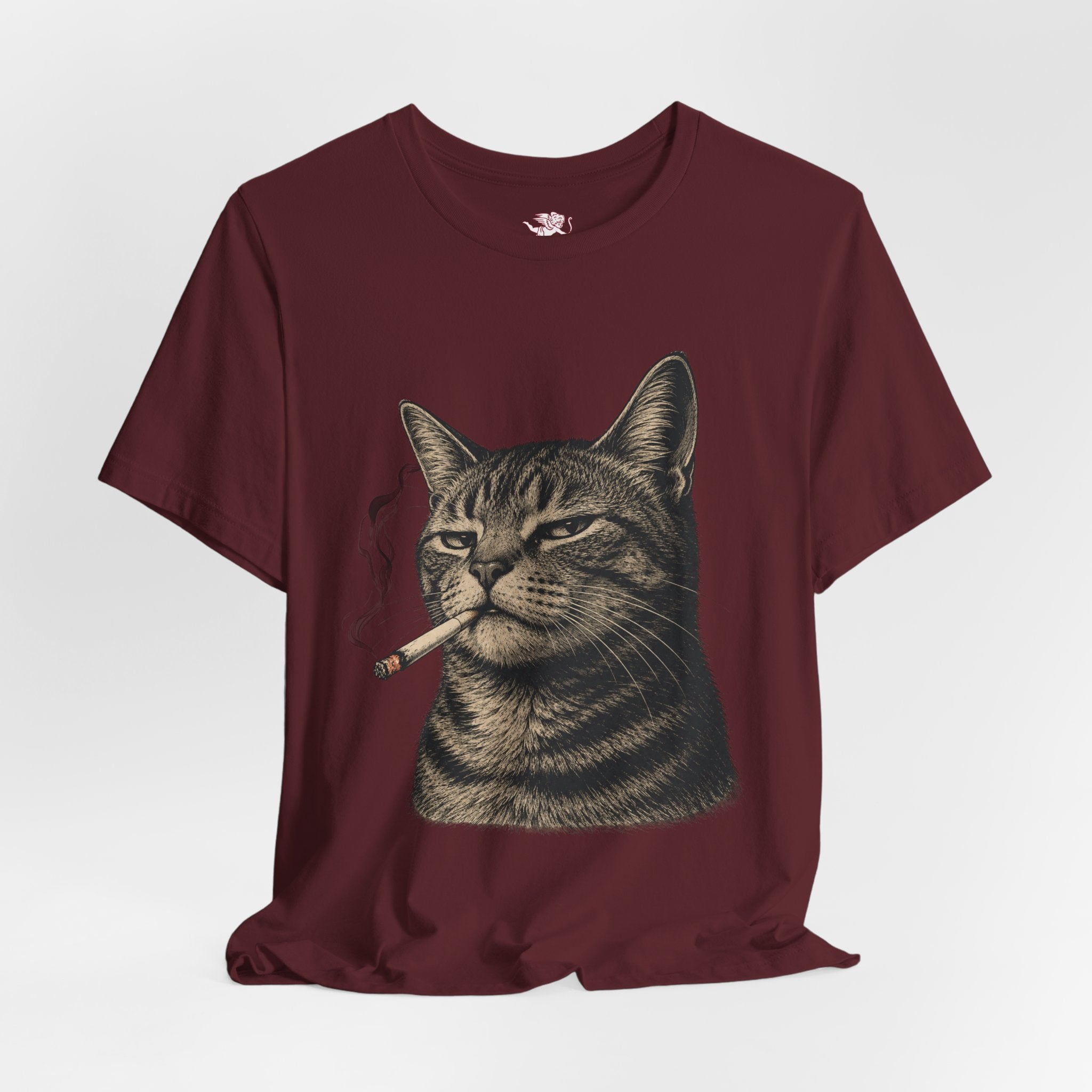 burnt out cat - 'everything is fine' tee