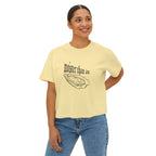 moister than an... - women's boxy tee