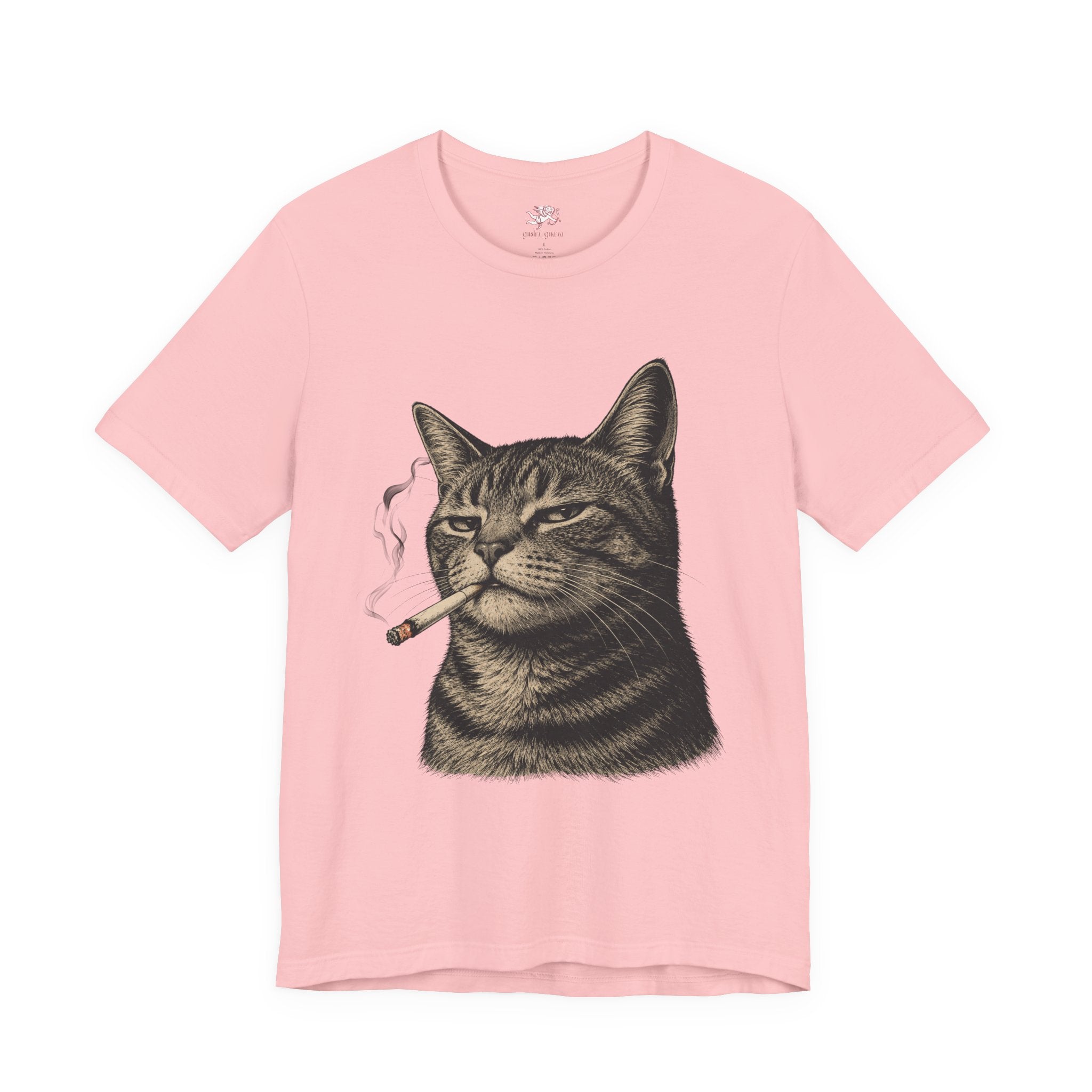 burnt out cat - 'everything is fine' tee