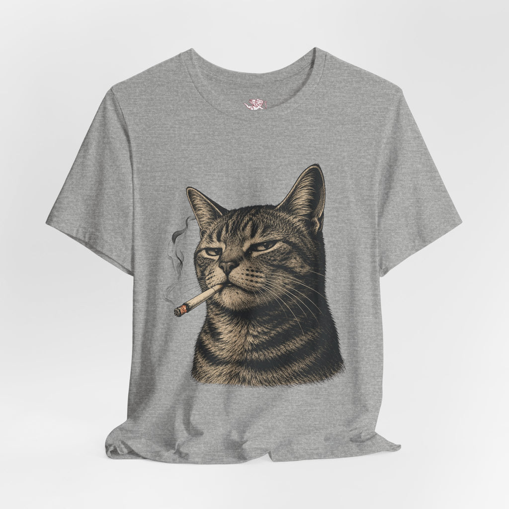 burnt out cat - 'everything is fine' tee