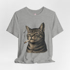 burnt out cat - 'everything is fine' tee