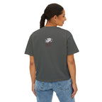 moister than an... - women's boxy tee