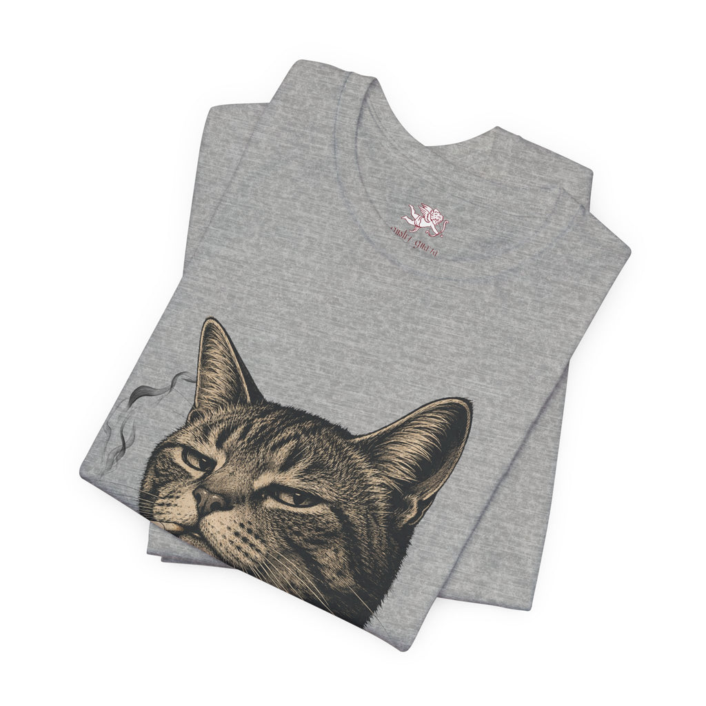 burnt out cat - 'everything is fine' tee