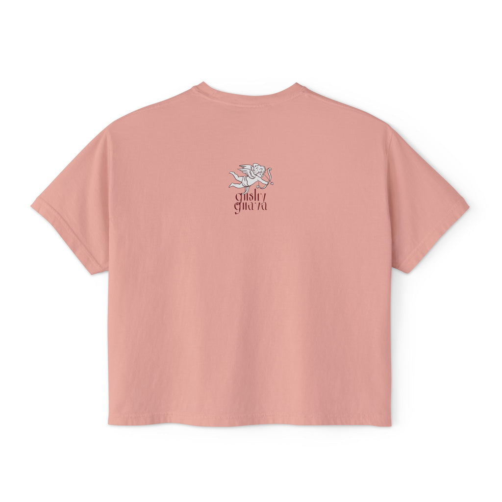 moister than an... - women's boxy tee
