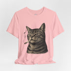 burnt out cat - 'everything is fine' tee
