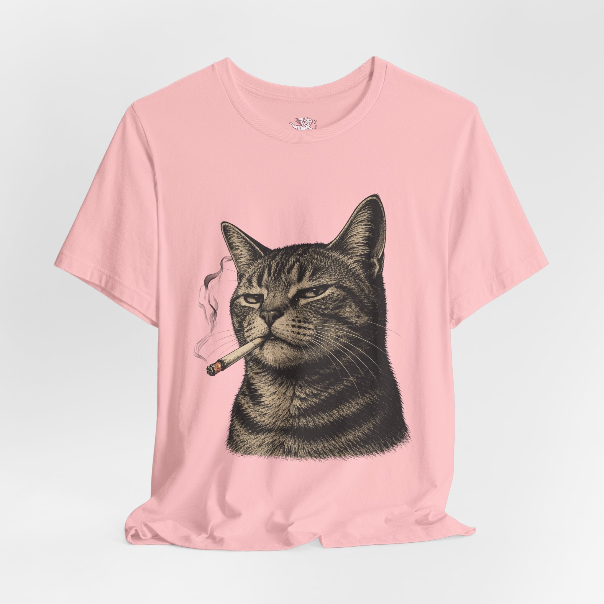 burnt out cat - 'everything is fine' tee