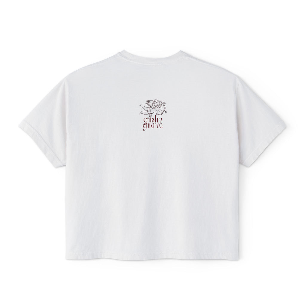 moister than an... - women's boxy tee