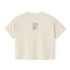 moister than an... - women's boxy tee
