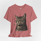 burnt out cat - 'everything is fine' tee