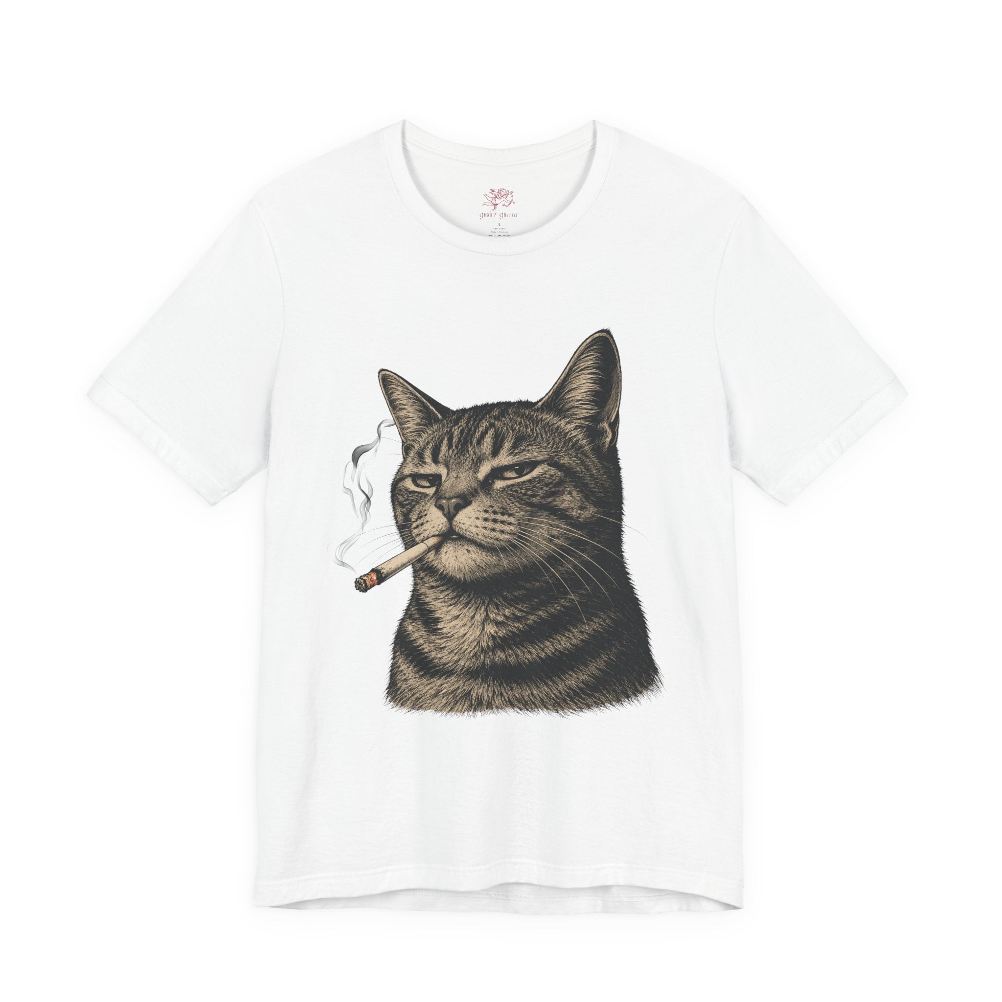 burnt out cat - 'everything is fine' tee
