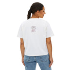moister than an... - women's boxy tee